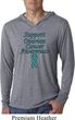 Support Ovarian Cancer Awareness Lightweight Hoodie Tee