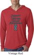 Support Ovarian Cancer Awareness Lightweight Hoodie Tee