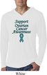 Support Ovarian Cancer Awareness Lightweight Hoodie Tee