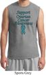 Support Ovarian Cancer Awareness Muscle Shirt