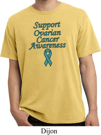 Support Ovarian Cancer Awareness Pigment Dyed Shirt