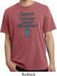 Support Ovarian Cancer Awareness Pigment Dyed Shirt