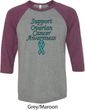 Support Ovarian Cancer Awareness Raglan Shirt