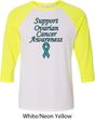 Support Ovarian Cancer Awareness Raglan Shirt