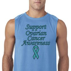 Support Ovarian Cancer Awareness Sleeveless Shirt
