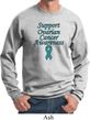 Support Ovarian Cancer Awareness Sweatshirt