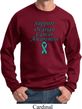 Support Ovarian Cancer Awareness Sweatshirt