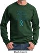 Support Ovarian Cancer Awareness Sweatshirt