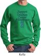 Support Ovarian Cancer Awareness Sweatshirt