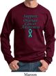 Support Ovarian Cancer Awareness Sweatshirt