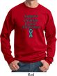 Support Ovarian Cancer Awareness Sweatshirt