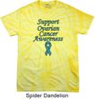 Support Ovarian Cancer Awareness Tie Dye T-shirt