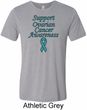 Support Ovarian Cancer Awareness Tri Blend Tee