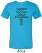 Support Ovarian Cancer Awareness Tri Blend Tee