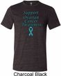 Support Ovarian Cancer Awareness Tri Blend Tee