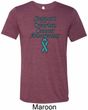 Support Ovarian Cancer Awareness Tri Blend Tee