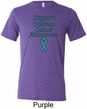 Support Ovarian Cancer Awareness Tri Blend Tee