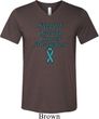 Support Ovarian Cancer Awareness Tri Blend V-neck