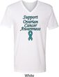 Support Ovarian Cancer Awareness V-neck Shirt