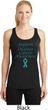 Support Ovarian Cancer Ladies Dry Wicking Racerback
