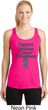 Support Ovarian Cancer Ladies Dry Wicking Racerback