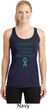 Support Ovarian Cancer Ladies Dry Wicking Racerback