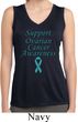 Support Ovarian Cancer Ladies Dry Wicking Sleeveless Shirt