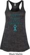 Support Ovarian Cancer Ladies Flowy Racerback