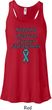 Support Ovarian Cancer Ladies Flowy Racerback