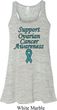 Support Ovarian Cancer Ladies Flowy Racerback