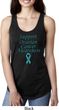 Support Ovarian Cancer Ladies Ideal Racerback