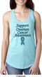 Support Ovarian Cancer Ladies Ideal Racerback