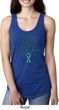 Support Ovarian Cancer Ladies Ideal Racerback