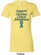 Support Ovarian Cancer Ladies Longer Length Shirt