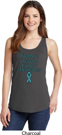 Support Ovarian Cancer Ladies Tank Top