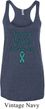 Support Ovarian Cancer Ladies Tri Blend Racerback