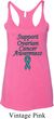 Support Ovarian Cancer Ladies Tri Blend Racerback