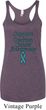 Support Ovarian Cancer Ladies Tri Blend Racerback