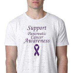 Support Pancreatic Cancer Awareness Burnout Shirt