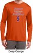 Support Pancreatic Cancer Awareness Dry Wicking Long Sleeve