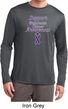 Support Pancreatic Cancer Awareness Dry Wicking Long Sleeve