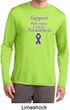 Support Pancreatic Cancer Awareness Dry Wicking Long Sleeve