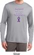 Support Pancreatic Cancer Awareness Dry Wicking Long Sleeve