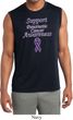 Support Pancreatic Cancer Awareness Dry Wicking Sleeveless Shirt