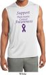 Support Pancreatic Cancer Awareness Dry Wicking Sleeveless Shirt