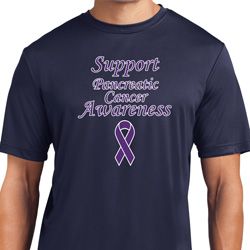 Support Pancreatic Cancer Awareness Dry Wicking T-shirt
