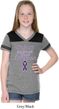 Support Pancreatic Cancer Awareness Girls Football Tee