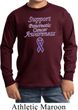 Support Pancreatic Cancer Awareness Kids Long Sleeve