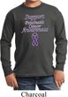 Support Pancreatic Cancer Awareness Kids Long Sleeve