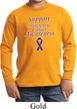 Support Pancreatic Cancer Awareness Kids Long Sleeve